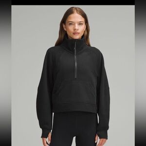 lululemon Scuba Oversized Funnel-Neck Half Zip